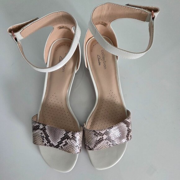 NWOT Snake Print Heels 8 - Picture 1 of 10